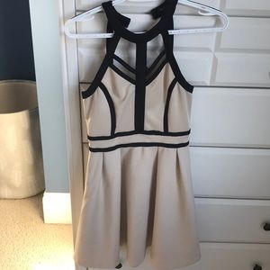 Ivory & Black dress